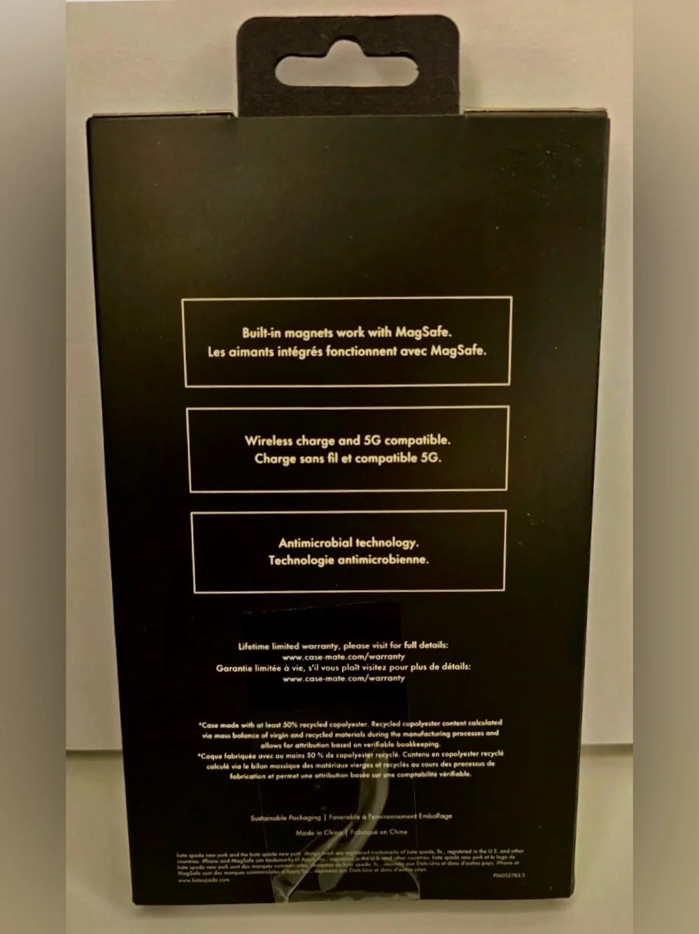 Kate Spade ♠️ New York IPHONE 16 Pro Max Black Wavy With Mirror back  New